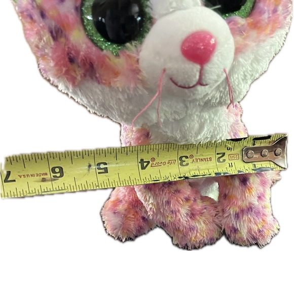 TY Sophie pink cat green eyes soft cuddly - Picture 3 of 6